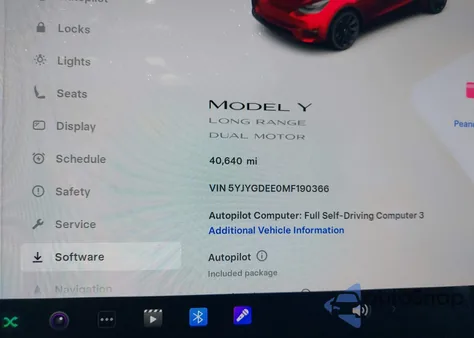 2021 Tesla Model Y Long Range Dual Motor All-Wheel Drive from USA, damaged, VIN 5YJYGDEE0MF190366